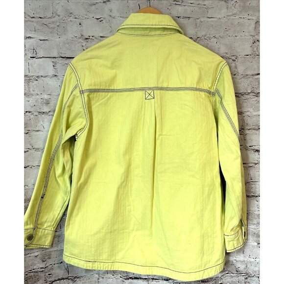 BDG Urban Outfitters Yellow Denim Shirt Jacket Size S - Picture 4 of 4